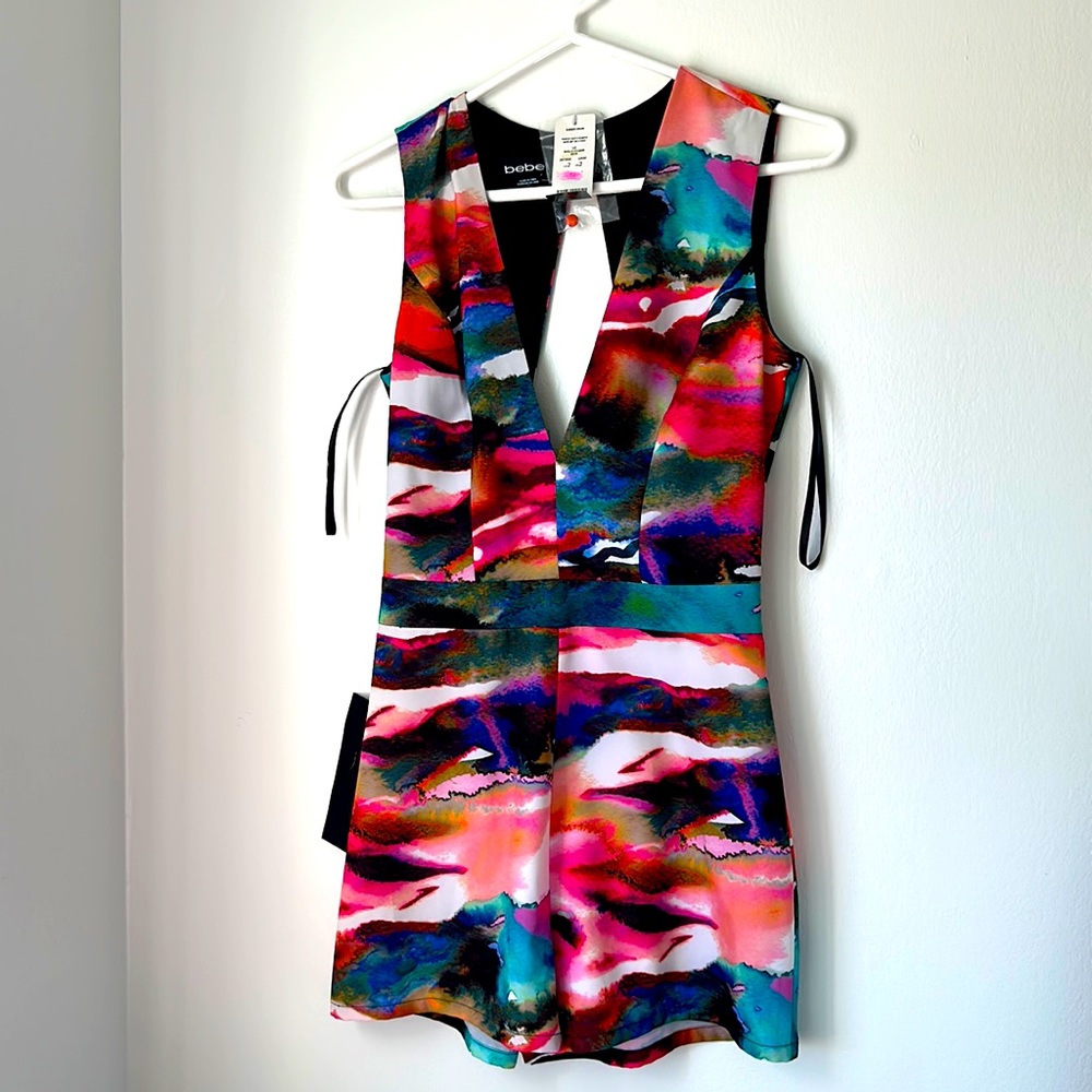 Bebe romper, multicor. Size 2 .